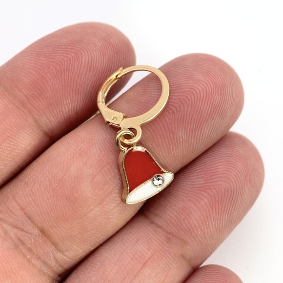 Christmas Bell Earrings - Picture 4 of 5